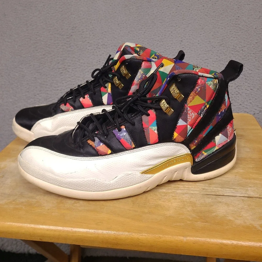 Air Jordan‎ 12 Retro CNY Chinese New Year Mens 12 Shoes 2019 Black CI2977-006